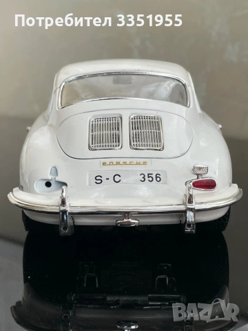 Ретро модел Porsche 356 B 1961 1/18, снимка 7 - Колекции - 54412517