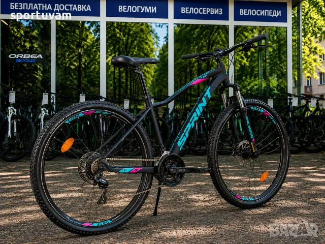 НОВ Планински Велосипед Maverick Lady 27.5 Black Matte / Reseda Violet - БЕЗПЛАТНА ДОСТАВКА, снимка 2 - Велосипеди - 55390451