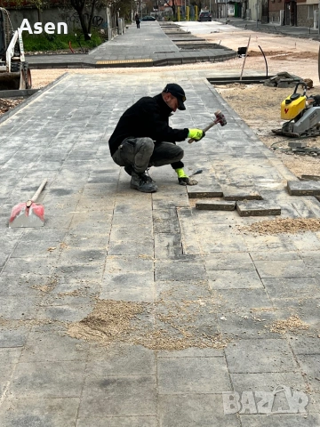 Редене на бетонни павета уни павета тротоарни плочи и бордюри, снимка 7 - Други ремонти - 53463226