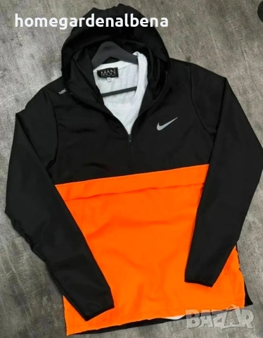 Мъжки ветроустойчив суичър Nike – Лек, стилен, функционален! 🏃‍♂️💨, снимка 2 - Спортни дрехи, екипи - 54316776