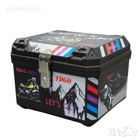 Куфар за мотор, скутер или АТВ, Motorcycle helmet case, 57 литра, снимка 5 - Аксесоари и консумативи - 54063133