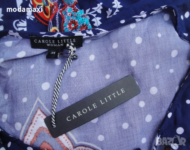 5XL/6XL Нова туника Carole Little, снимка 6 - Туники - 55126611