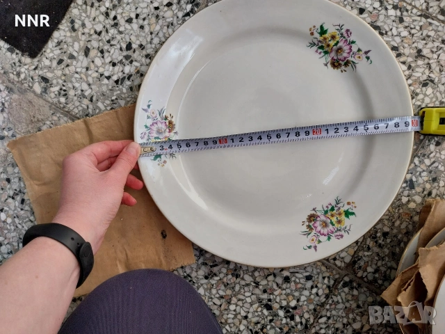 Тортен сервиз - порцелан, снимка 2 - Сервизи - 54302936