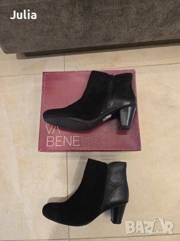 Дамски кожени боти VA BENE номер 41, снимка 3 - Дамски боти - 54304784