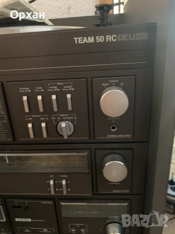 Ретро Аудио Система Schneider Team 50 RC De Luxe + Грамофон и Дистанционно, снимка 5 - Аудиосистеми - 55679390