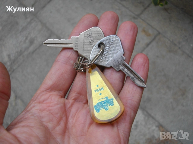  РЕТРО КЛЮЧОДЪРЖАТЕЛ КТА МАДАРА С КЛЮЧОВЕ ТОЛИАТИ ВАЗ ЛАДА , снимка 4 - Антикварни и старинни предмети - 54985894