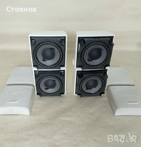 Чифт оригинални бели колонки BOSE Double Cube, снимка 5 - Тонколони - 54929508