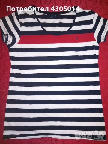 Оригинална тениска Tommy Hilfiger, снимка 2 - Тениски - 54368011