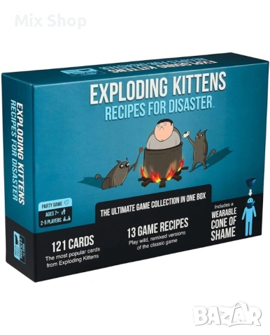Настолна игра Exploding Kittens: Recipes For Disaster - Парти