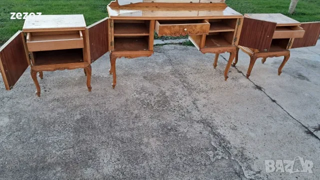 Ретро тоалетка и две шкафчета, снимка 2 - Тоалетки - 55433567