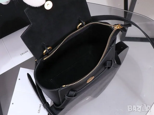 Celine Nano Belt Bag – Black, снимка 9 - Чанти - 55417236