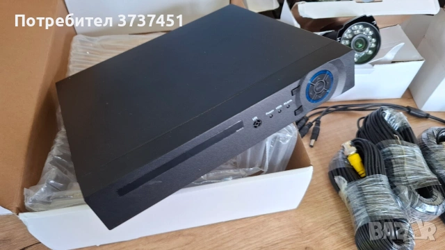 DVR за видеонаблюдение + 4 камери, снимка 2 - Комплекти за видеонаблюдение - 54964921