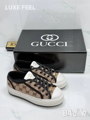 Gucci ⚜️Дамски Кецове , снимка 16 - Кецове - 55605929