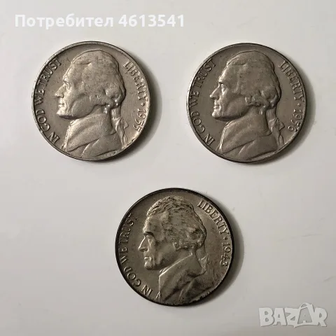 Лот от 5 цента USA