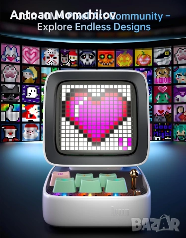 Bluetooth колонка Divoom Ditoo Pro Pixel Art, снимка 6 - Друга електроника - 54964430