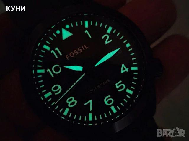 FOSSIL CLASSIC PILOT DATE , снимка 7 - Мъжки - 54802870