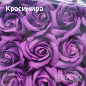 Сапунени рози, снимка 6 - Изкуствени цветя - 54093561