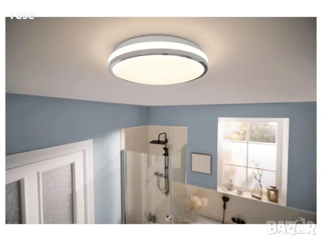 НОВИ! LED плафон лампа за баня звезден ефект 28см