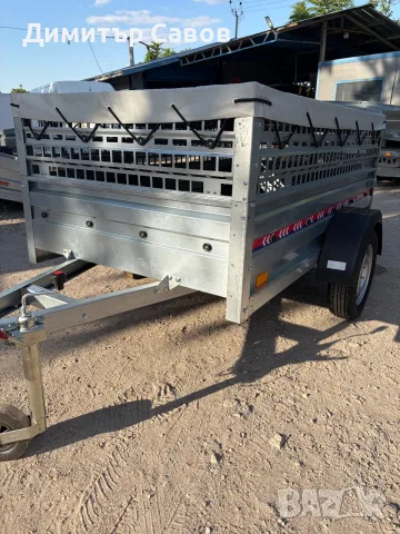 Туристическо ремарке REPO RPP с допълнителни канати и плосък брезент до 750 kg., снимка 7 - Ремаркета - 55666660