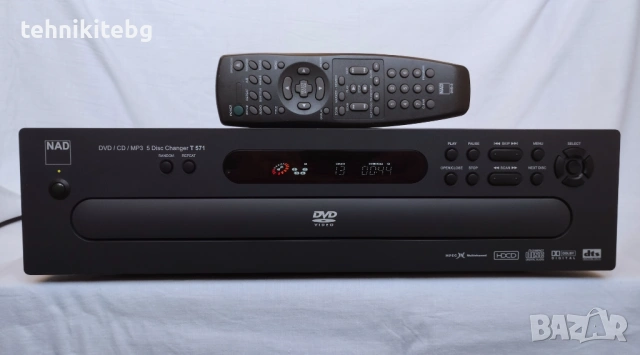 ⭐⭐⭐ NAD T 571 ⭐⭐⭐ 5 - дисков DVD/CD/MP3 плеър с дистанционно