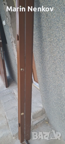Продавам блиндирана врата златен дъб 200х90х50, снимка 4 - Входни врати - 54825050