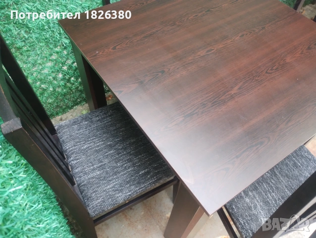 4 кухненски стола и маса, снимка 2 - Столове - 55149096