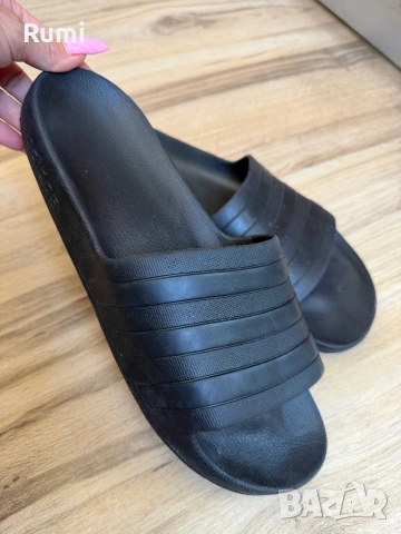 Оригинални черни мъжки чехли Adidas ! 46 н