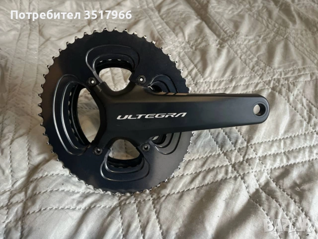 Курбел Shimano Ultegra FC-08 с овални плочи Absolute Black