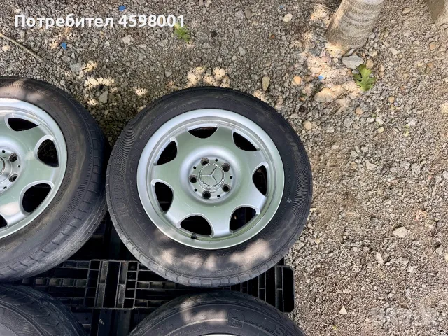 4бр.Алуминиеви джанти 16цола 5x112 за Mercedes Benz E-Class, C-Class, Vaneo, снимка 6 - Гуми и джанти - 55637021