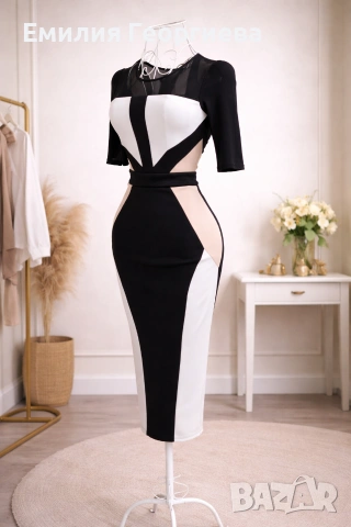 Дамска рокля , снимка 2 - Рокли - 54005602