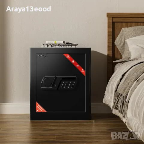 KABISAFE Електронен сейф 45L с дигитален код, аларма и LED осветление, снимка 2 - Сейфове и каси - 55371457