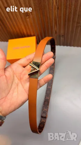 колани от естествена кожа в кутия Louis Vuitton yves saint laurent , снимка 3 - Колани - 55403659