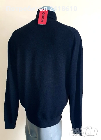 Hugo Boss HUGO Wool Knit Turtleneck Mens Size M НОВО! ОРИГИНАЛ! Мъжко Вълнено Поло!, снимка 9 - Пуловери - 53579065