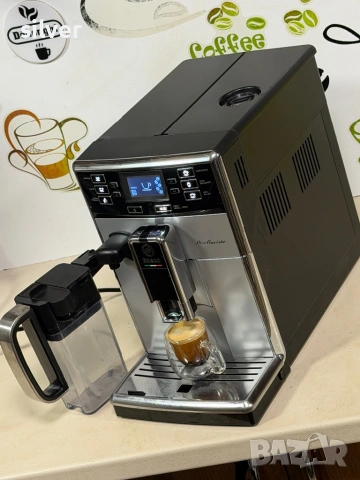 Кафемашина кафе автомат Saeco PicoBarista с гаранция, снимка 2 - Кафемашини - 54842658