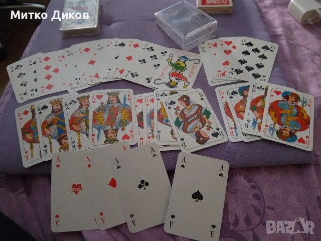Карти за игра 32 винтидж немски нов в кутия Скат Skat, снимка 4 - Карти за игра - 54808992