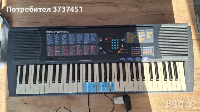 Синтезатор Yamaha PSR 180, снимка 3 - Синтезатори - 55227841
