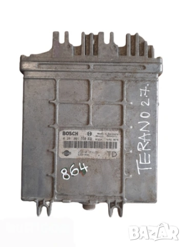 Компютър за двигател за Nissan Terrano 2 2.7 TD, 0281001550, 23710 7F415, 237107F415