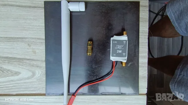 усилвател за радио апаратура на 2,4 GHz  2Вата, снимка 2 - Дронове и аксесоари - 55482838