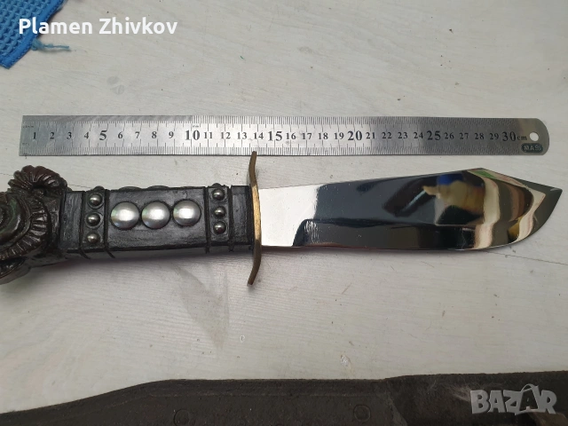 стар български нож на СБХ, снимка 9 - Ножове - 54712872