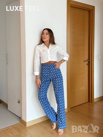 Louis Vuitton ⚜️ Wang⚜️Miu Miu ⚜️Риза + Панталон, снимка 2 - Комплекти - 54332560