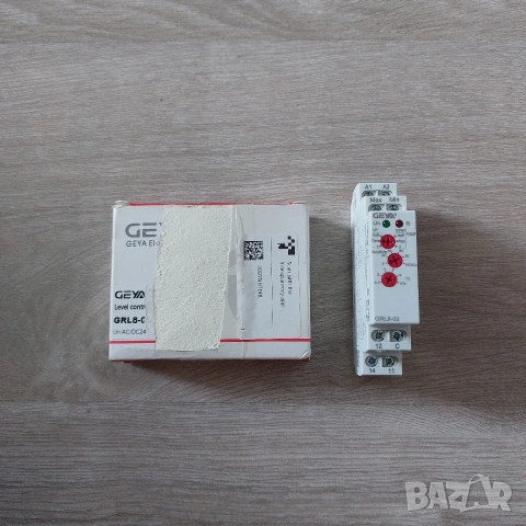 ПРОФЕСИОНАЛНО Реле за Контрол на Ниво на Вода/Течности GEYA GRL8-02 (24V-240V) – ЗАЩИТА СУХ ХОД
