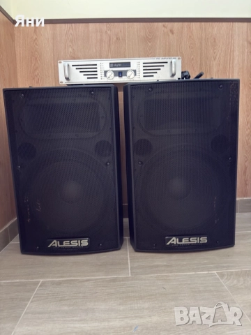Професионални тонколони Alesis Pro Venue 1501 + усилвател Skytec PRO600