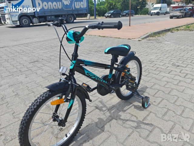 PA Детски велосипед 18" CASPER черен, снимка 6 - Велосипеди - 54885091