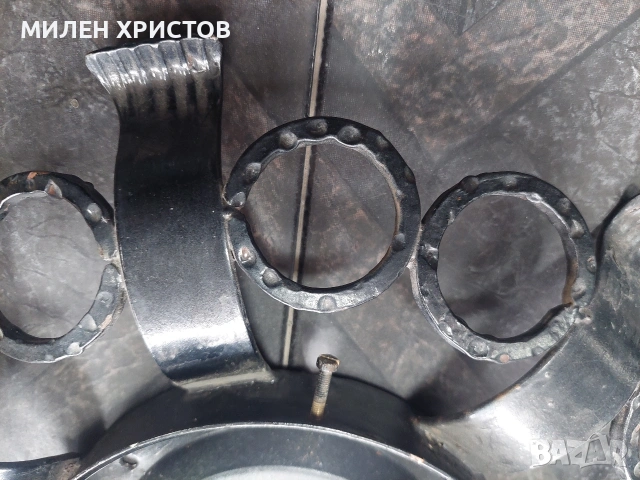 Плафониера от ковано желязо-ф 40см, снимка 3 - Други - 54040935