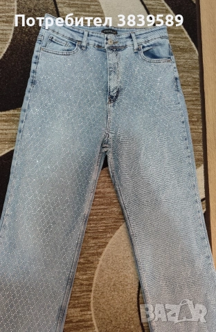 Дамски бляскави дънки, снимка 2 - Дънки - 54289932