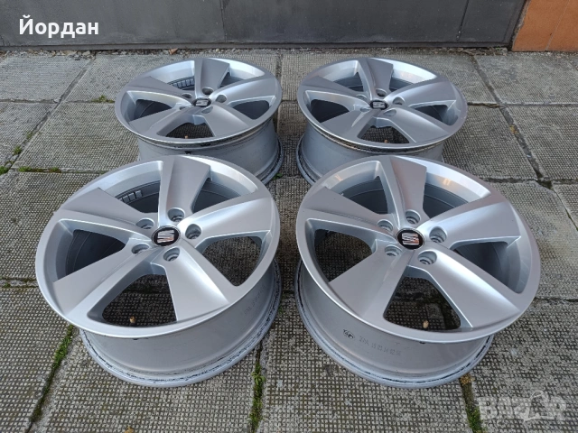ОРИГИНАЛНИ джанти 17 ' цола 5x112 57,1 Seat / СЕАТ VW AUDI Skoda 7,5J ET51, снимка 4 - Гуми и джанти - 54844868