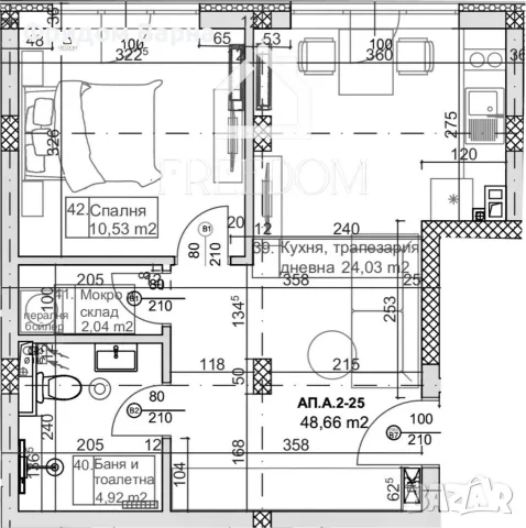 Продава 2-СТАЕН - град Варна, к.к. Слънчев ден, снимка 2 - Апартаменти - 55317574