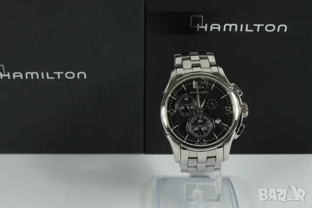 Hamilton Jazzmaster Chronograph H326120 - внесен от Япония, оригинален, снимка 9 - Мъжки - 55479442