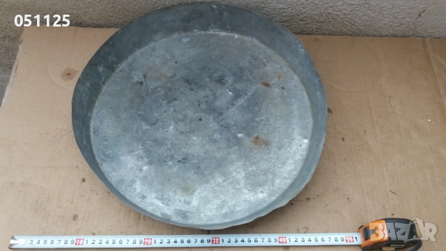 кована възрожденска бакърена тава за погачи , снимка 5 - Антикварни и старинни предмети - 54034112