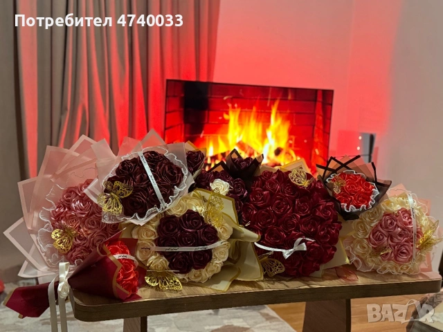 ПРОМОЦИЯ БЕЗПЛАТЕН БУКЕТ ОТ САТЕНЕНИ РОЗИ, снимка 16 - Подаръци за жени - 53973784